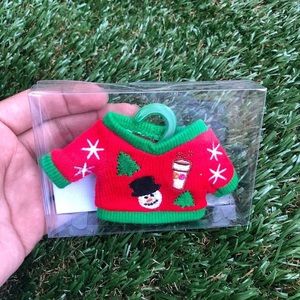 Dunkin Donuts Sweater Christmas Ornament